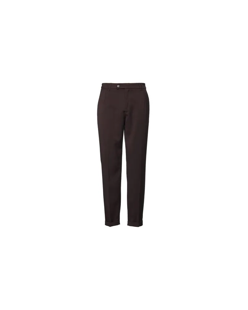 Alpha Studio HOSEN & RÖCKE - Hosenauf YOOX.COM Dunkelbraun