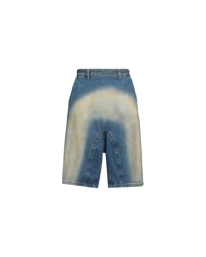 Y/PROJECT HOSEN & RÖCKE - Jeansshortsauf YOOX.COM Blau