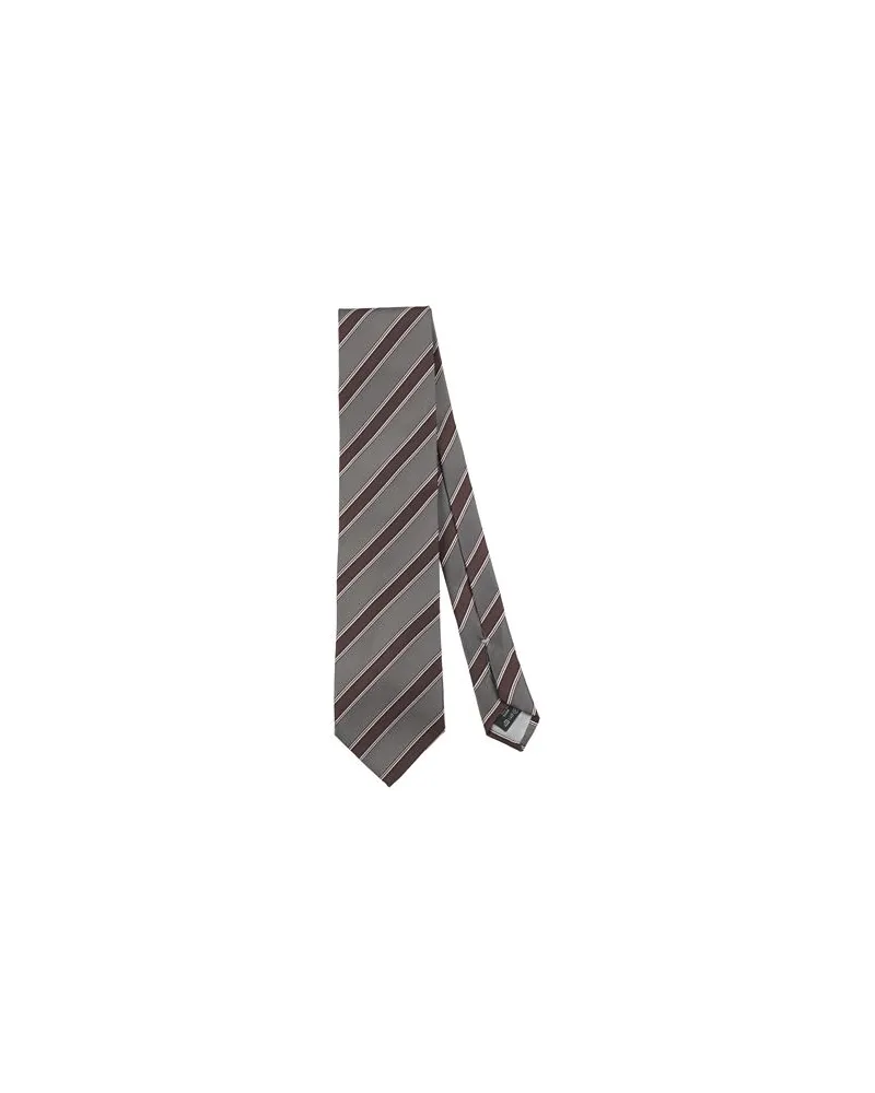 Ermenegildo Zegna ACCESSOIRES - Krawatten & Fliegenauf YOOX.COM Dunkelbraun