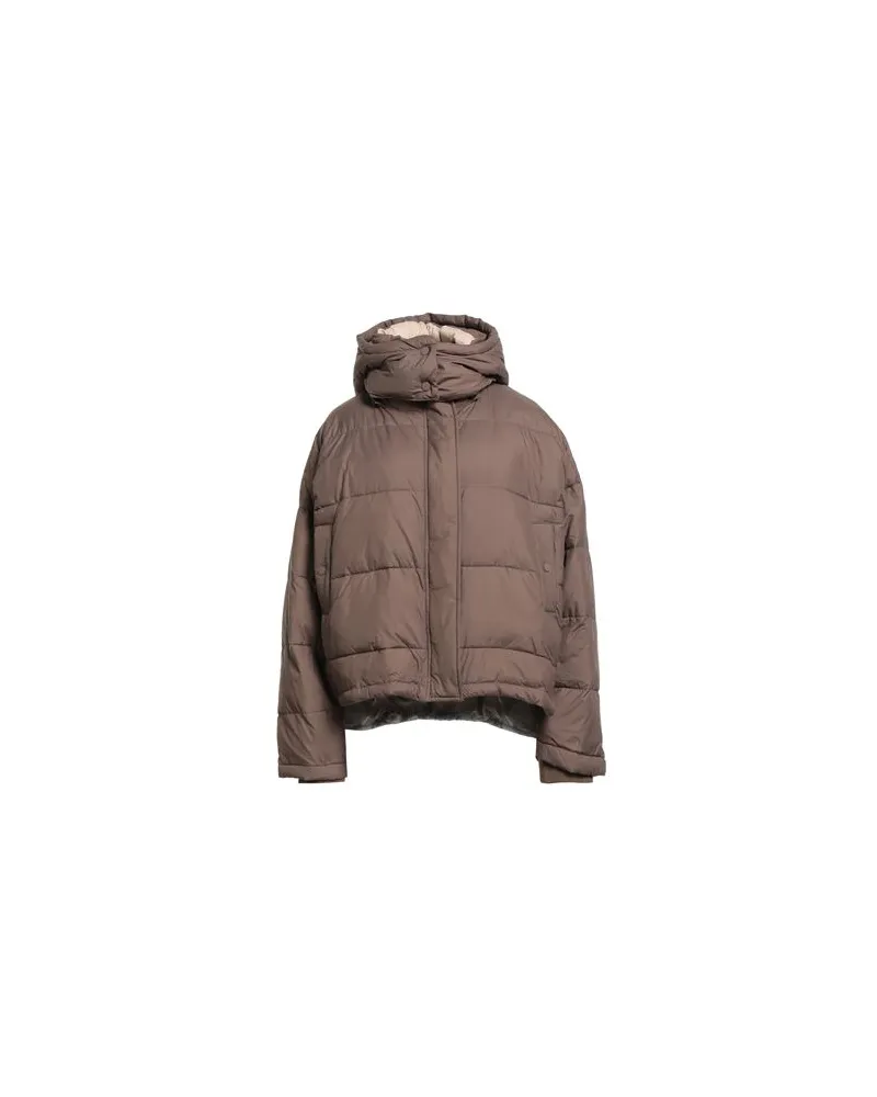 ba&sh JACKEN & MÄNTEL - Pufferjacken & Daunenjackenauf YOOX.COM Braun