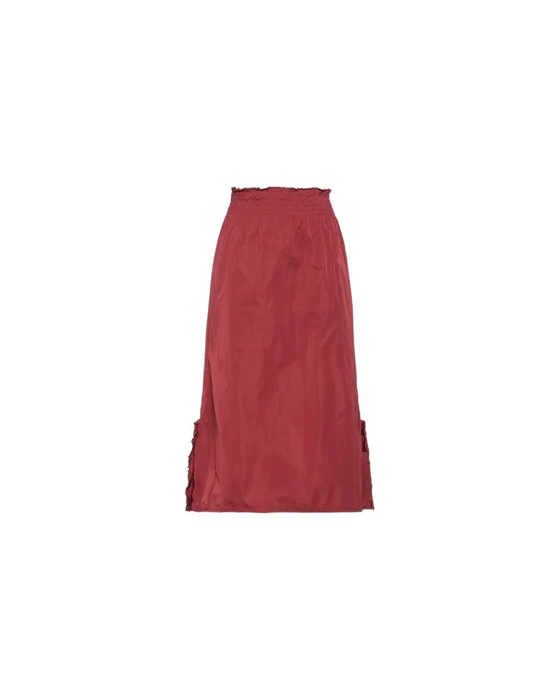 TOD'S TOD HOSEN & RÖCKE - Midi-Röckeauf YOOX.COM Ziegelrot