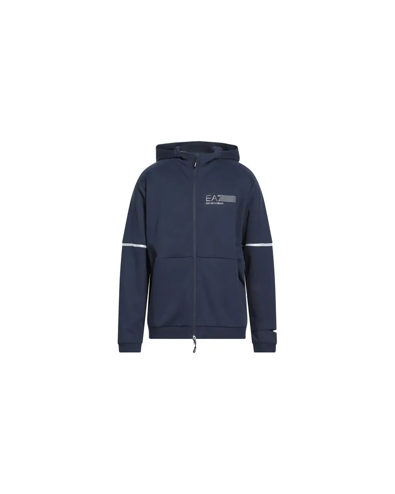 EA7 TOPS - Sweatshirtsauf YOOX.COM Marineblau