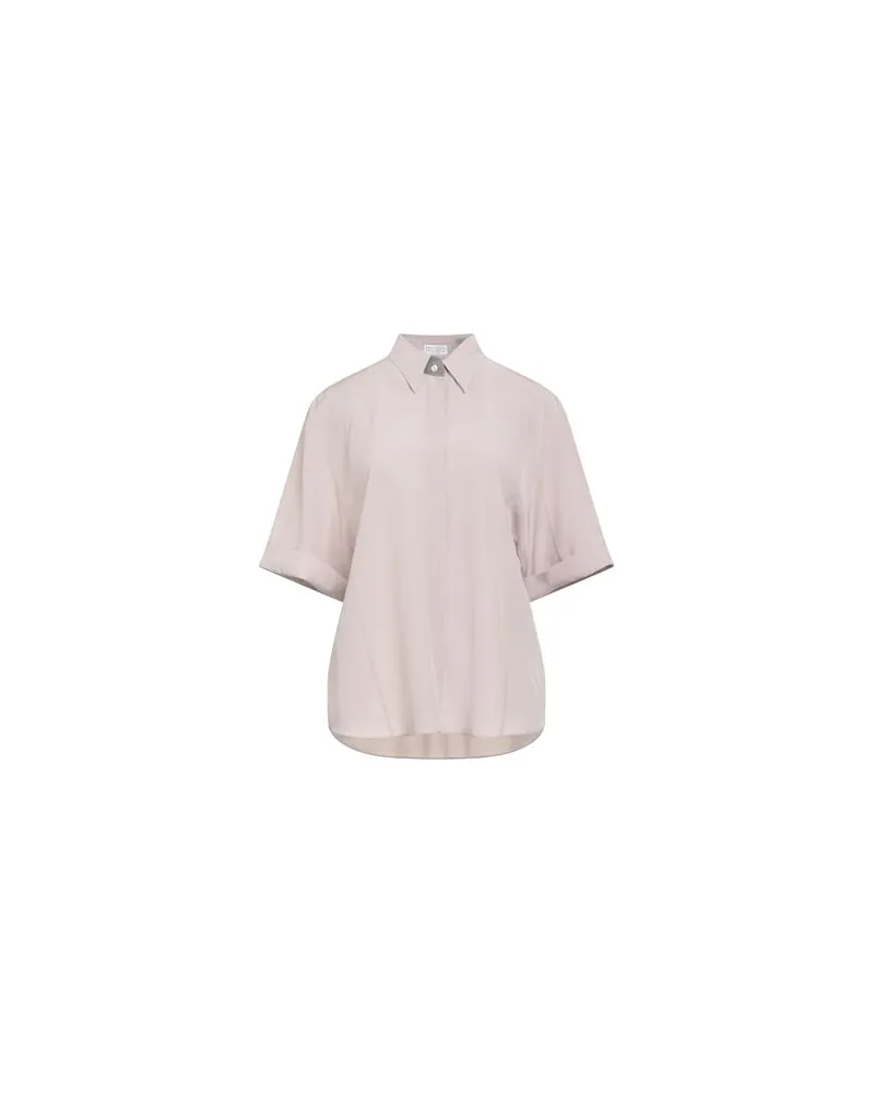 Brunello Cucinelli TOPS - Hemdenauf YOOX.COM Hellrosa