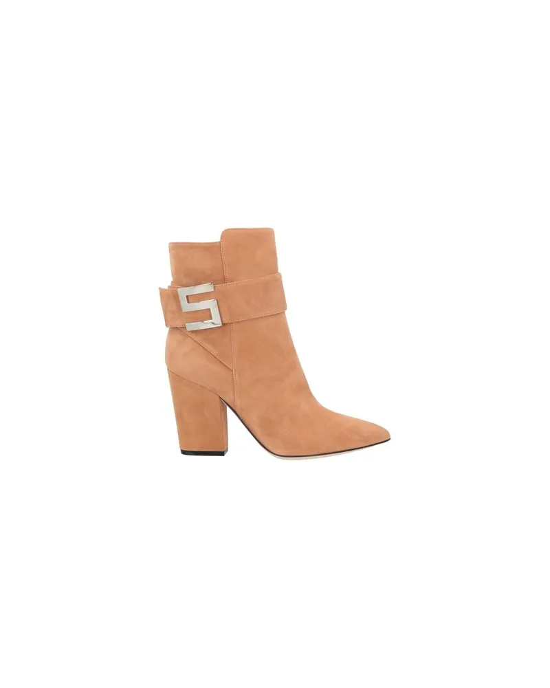 Sergio Rossi SCHUHE - Stiefelettenauf YOOX.COM Sand