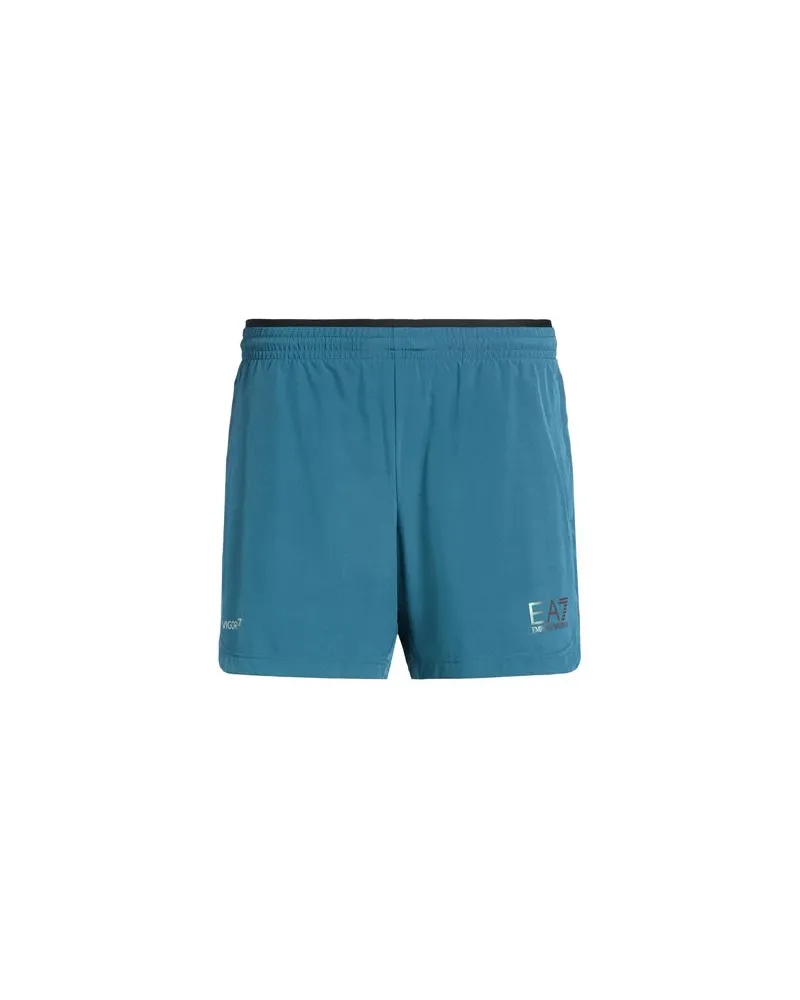 EA7 HOSEN & RÖCKE - Shorts & Bermudashortsauf YOOX.COM Aquamarin