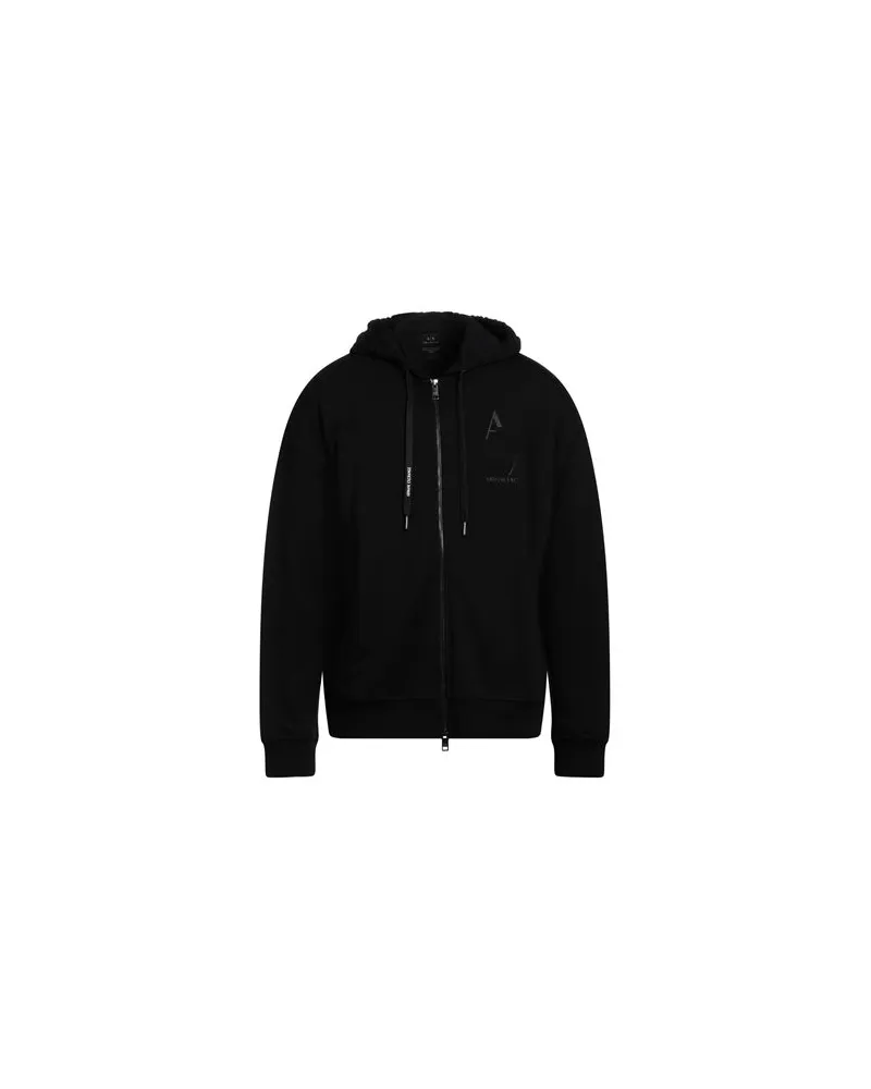 Armani Exchange TOPS - Sweatshirtsauf YOOX.COM Schwarz