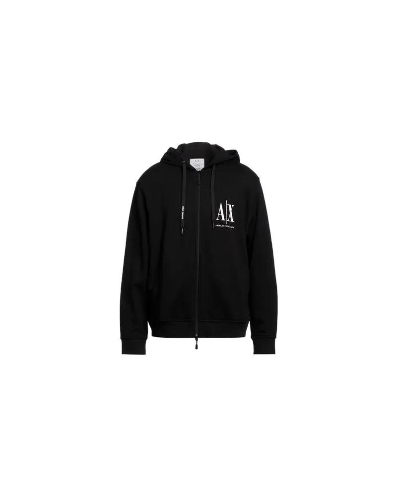 Armani Exchange TOPS - Sweatshirtsauf YOOX.COM Schwarz