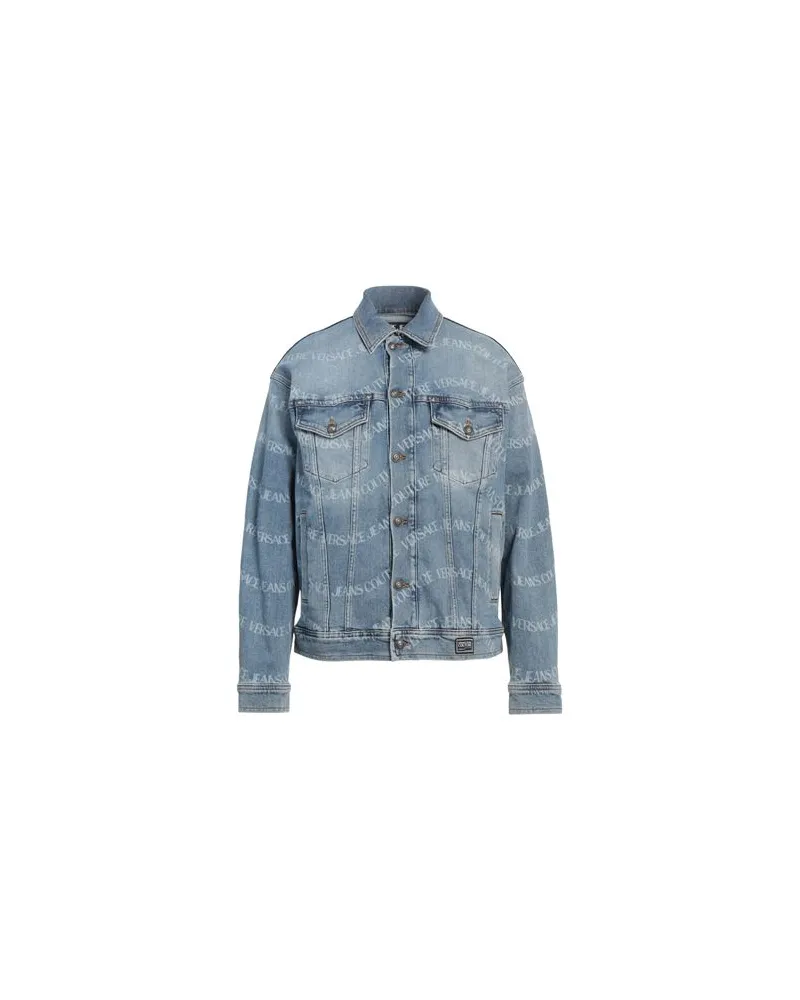 Versace Jeans JACKEN & MÄNTEL - Jeansjacken/Mäntelauf YOOX.COM Blau
