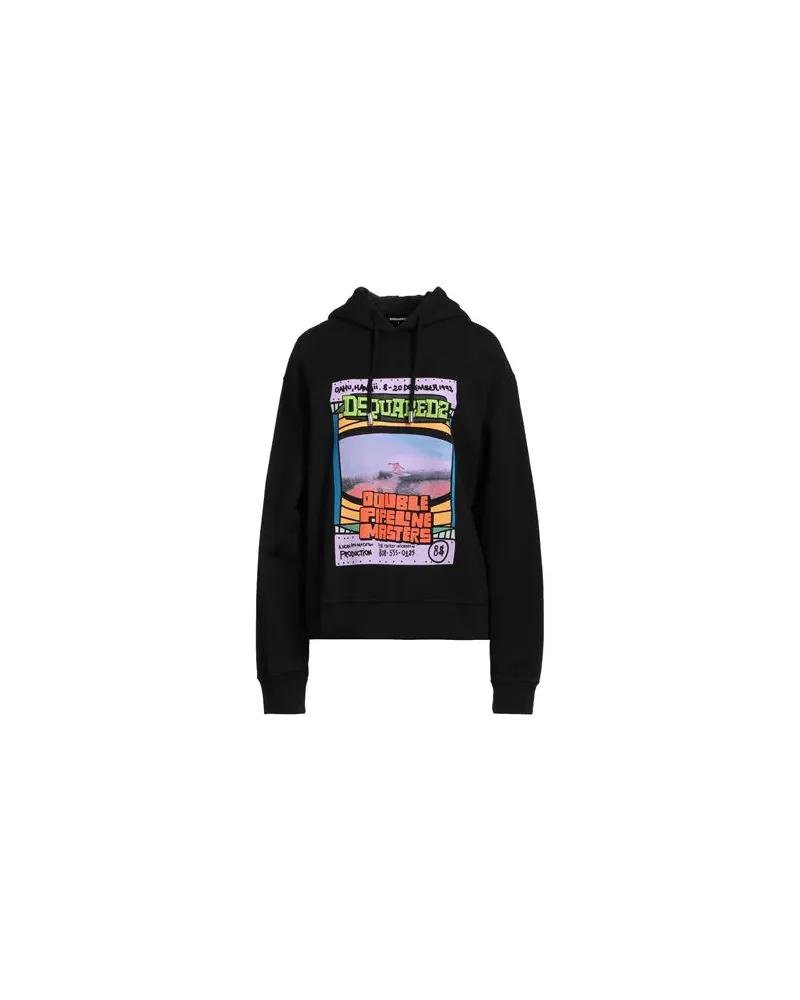 Dsquared2 TOPS - Sweatshirtsauf YOOX.COM Schwarz