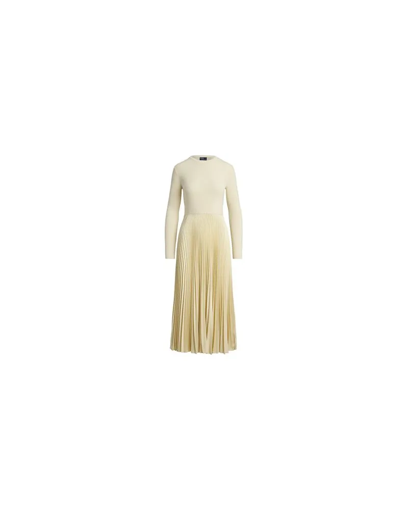 Ralph Lauren KLEIDER - Maxi-Kleiderauf YOOX.COM Cremeweiß