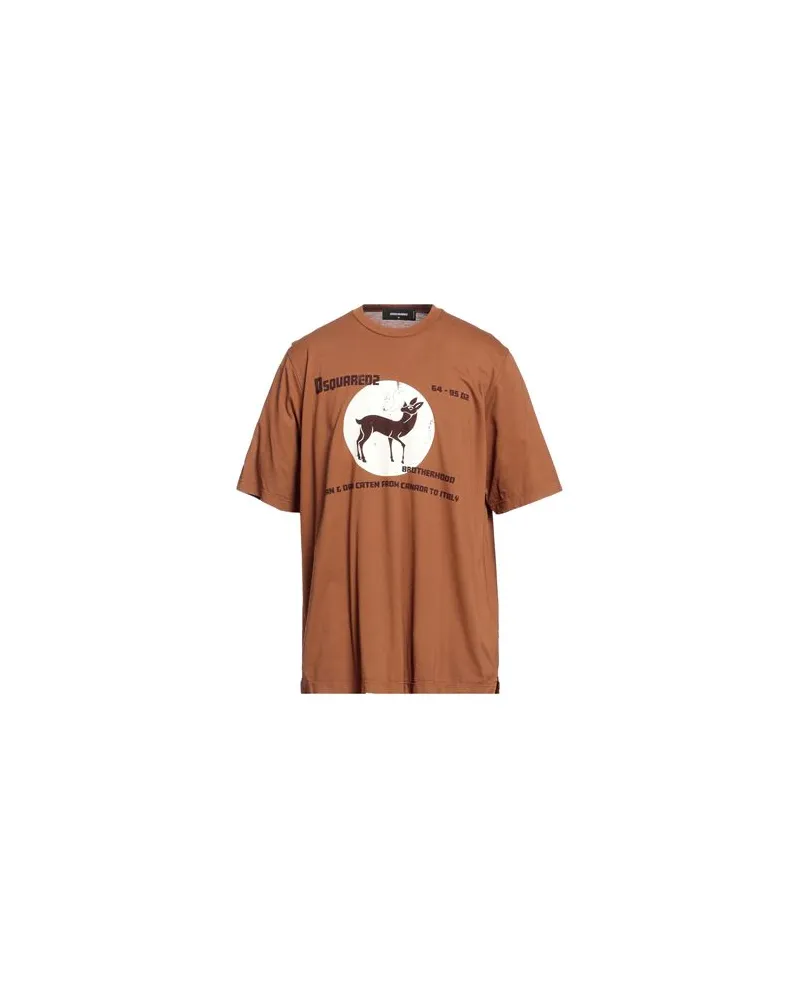 Dsquared2 TOPS - T-shirtsauf YOOX.COM Braun