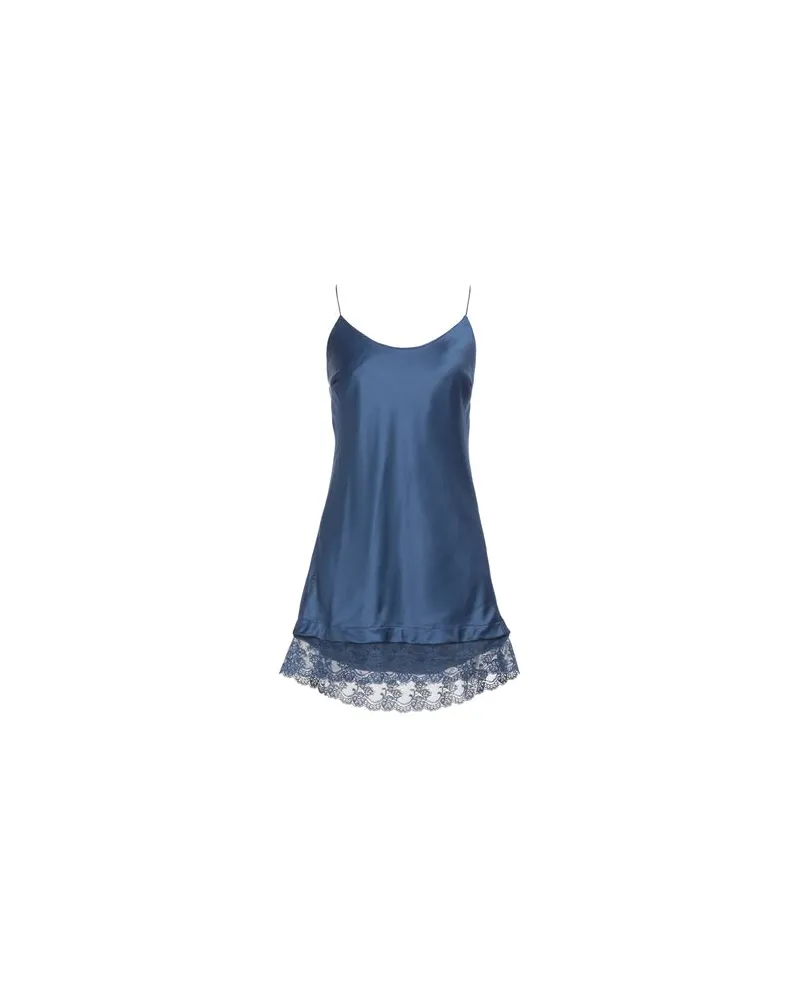 Happiness KLEIDER - Mini-Kleiderauf YOOX.COM Taubenblau