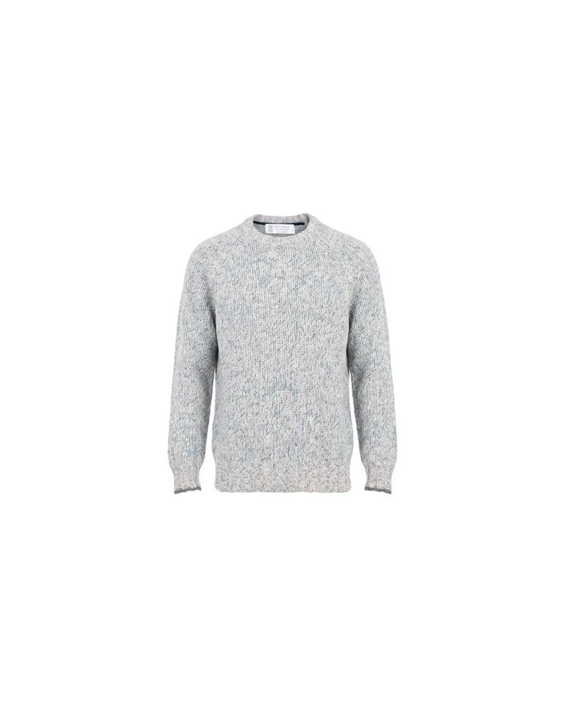 Brunello Cucinelli STRICKWAREN - Pulloverauf YOOX.COM Blau