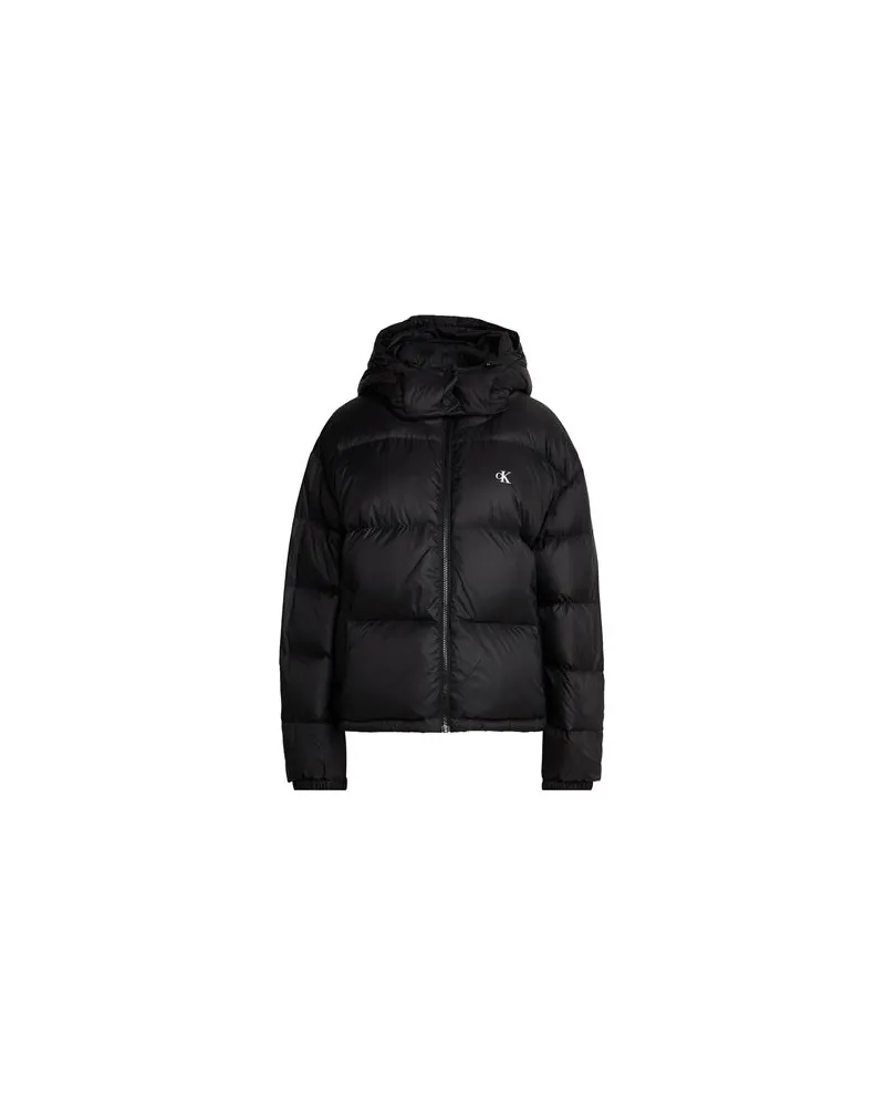 Calvin Klein JACKEN & MÄNTEL - Pufferjacken & Daunenjackenauf YOOX.COM Schwarz