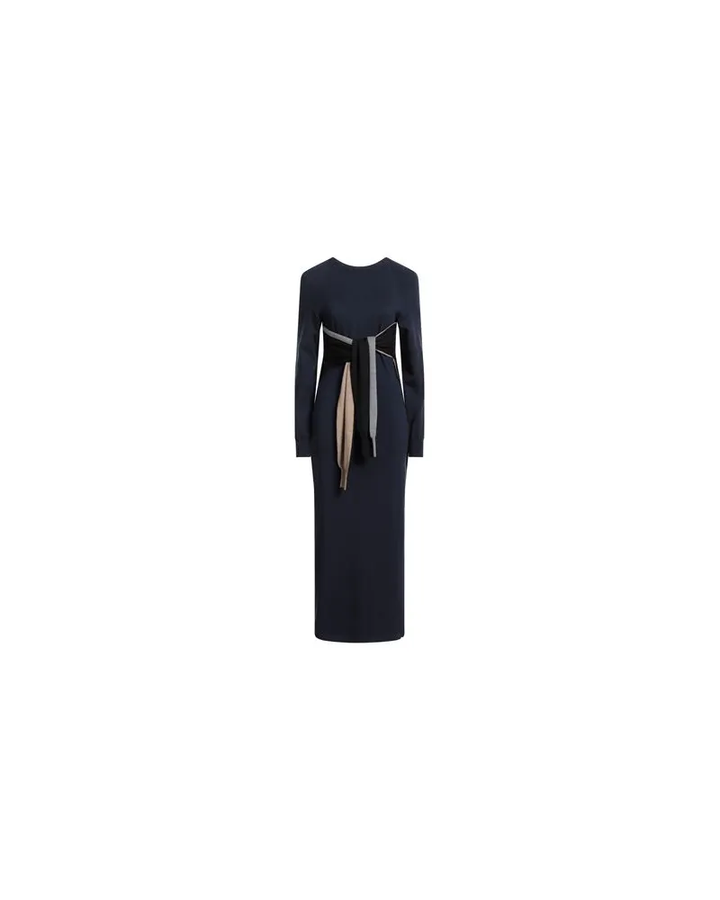 Moschino COUTURE - KLEIDER - Maxi-Kleiderauf YOOX.COM Nachtblau