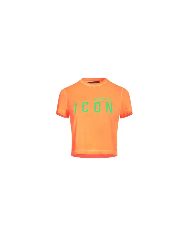 Dsquared2 TOPS - T-shirtsauf YOOX.COM Orange
