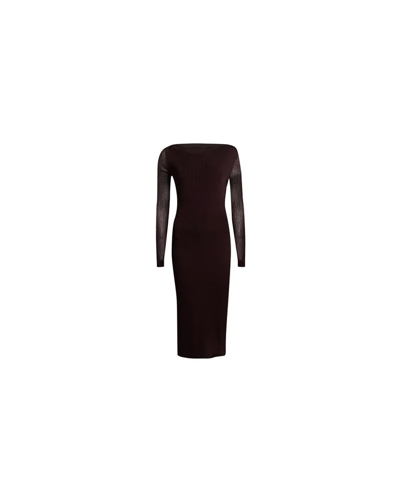 Fendi KLEIDER - Midi-Kleiderauf YOOX.COM Dunkelbraun