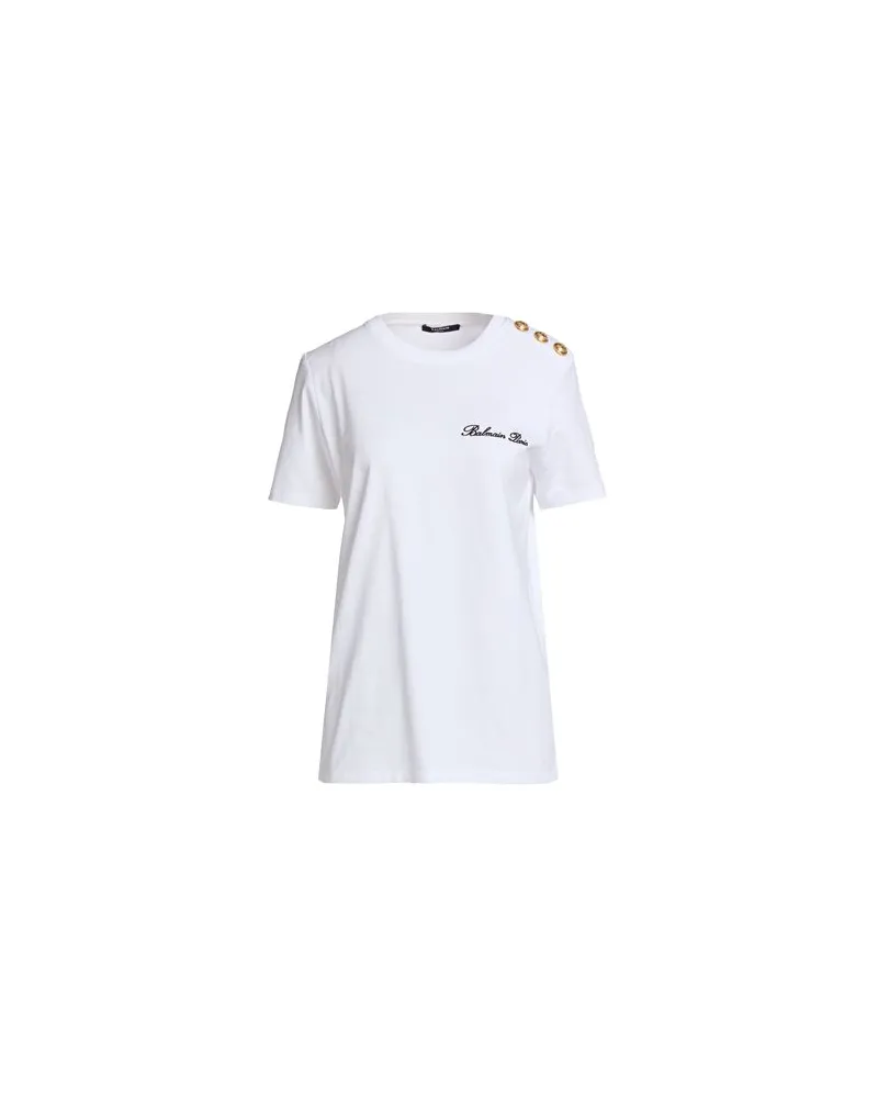 Balmain TOPS - T-shirtsauf YOOX.COM Weiß