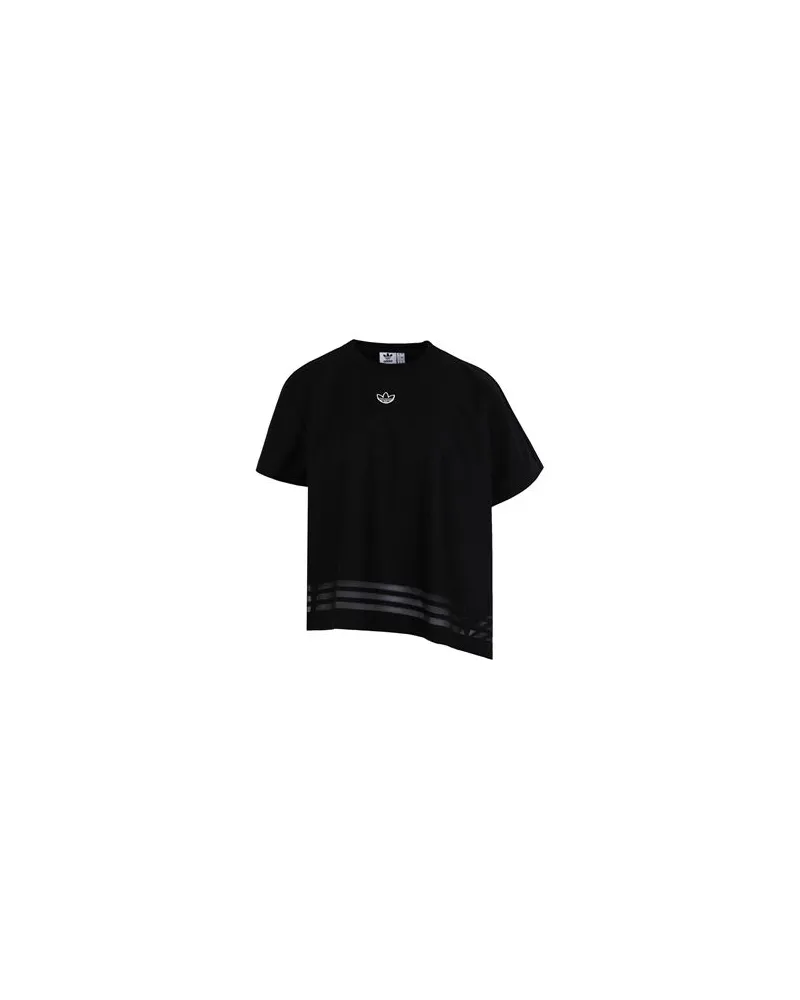 adidas T-SHIRT   - TOPS - T-shirtsauf YOOX.COM Schwarz
