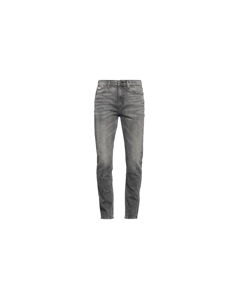 Calvin Klein HOSEN & RÖCKE - Jeanshosenauf YOOX.COM Grau
