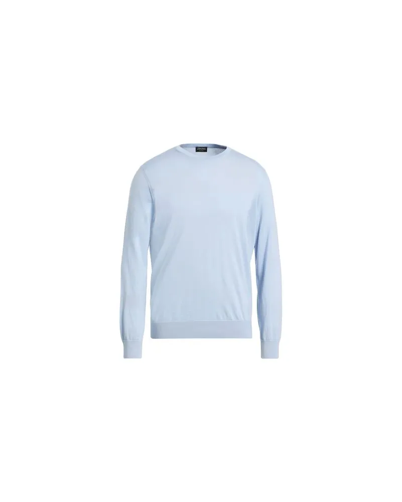 Ermenegildo Zegna STRICKWAREN - Pulloverauf YOOX.COM Himmelblau