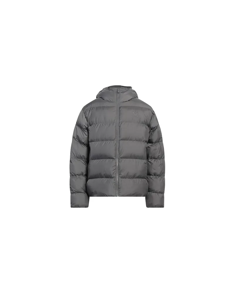 adidas JACKEN & MÄNTEL - Pufferjacken & Daunenjackenauf YOOX.COM Grau
