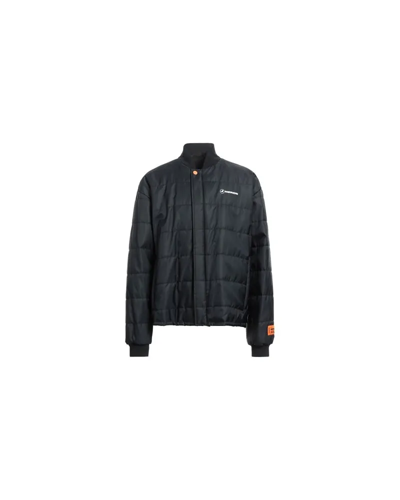 Heron Preston JACKEN & MÄNTEL - Pufferjacken & Daunenjackenauf YOOX.COM Schwarz