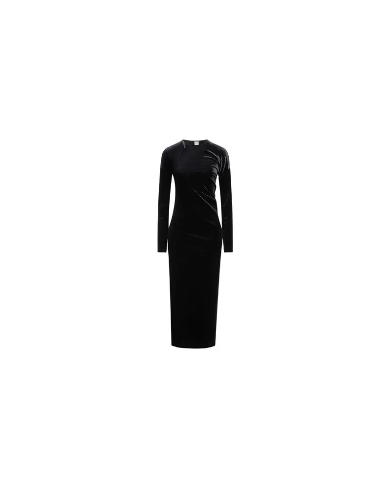 Totême KLEIDER - Maxi-Kleiderauf YOOX.COM Schwarz