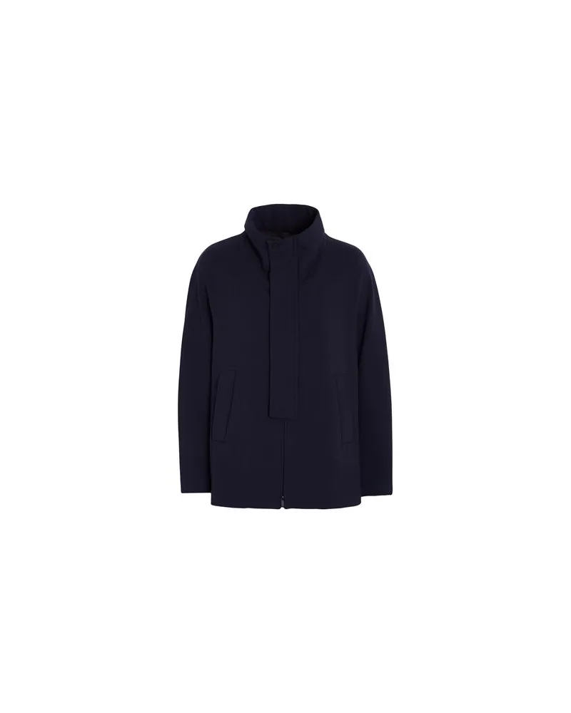 Hevò JACKEN & MÄNTEL - Mäntelauf YOOX.COM Marineblau