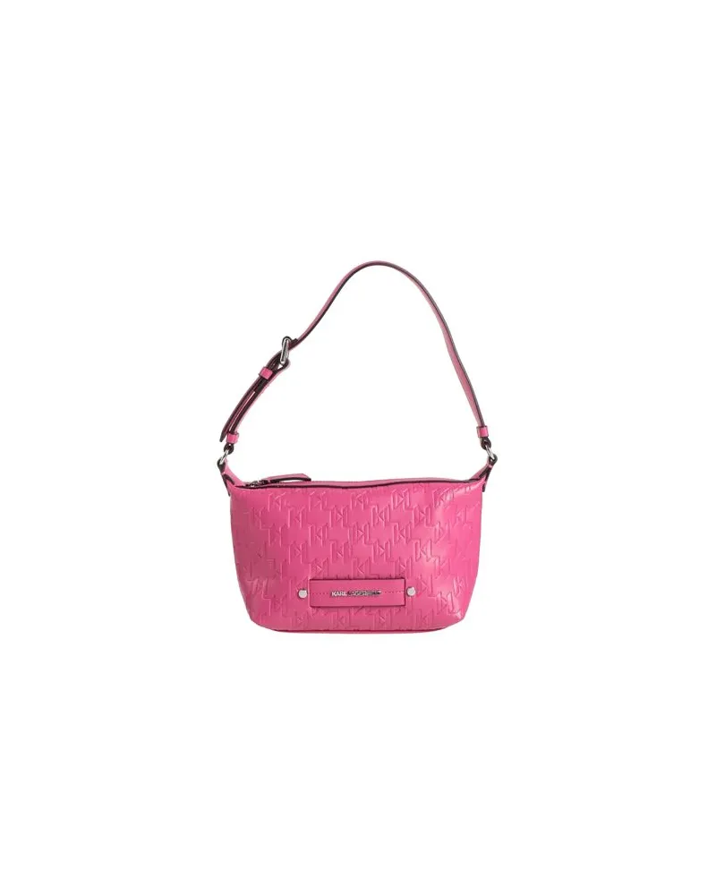 Karl Lagerfeld K/KUSHION EMB SM SHOULDERBAG  - TASCHEN - Handtaschenauf YOOX.COM Fuchsia