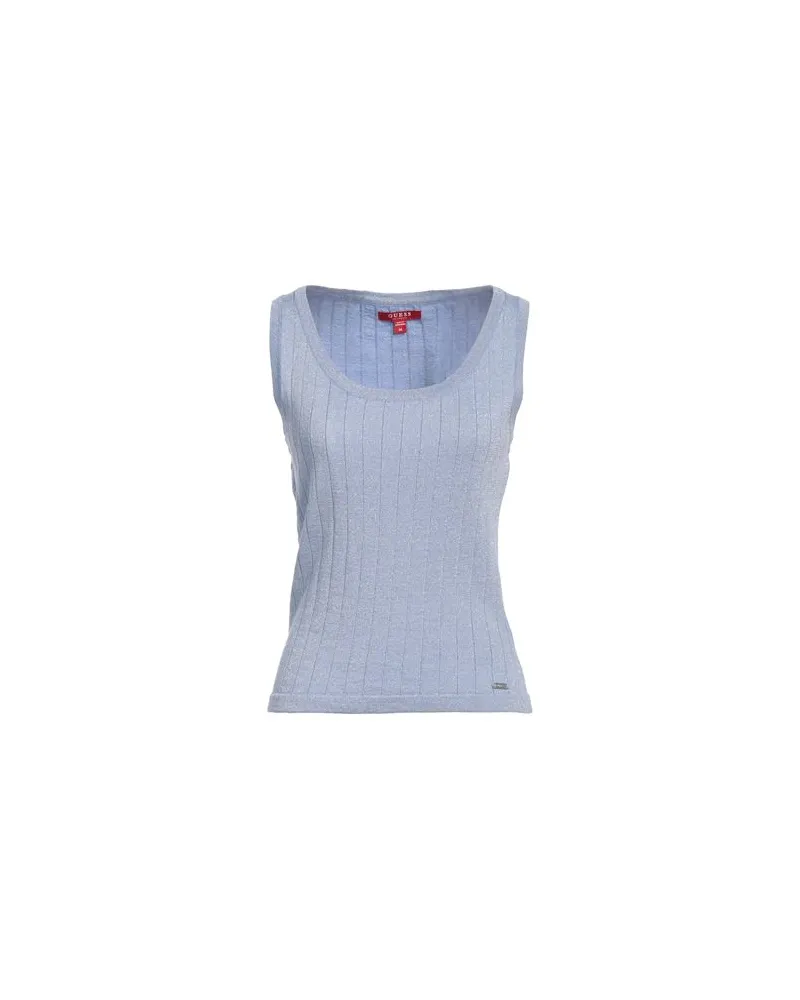 Guess STRICKWAREN - Pulloverauf YOOX.COM Himmelblau