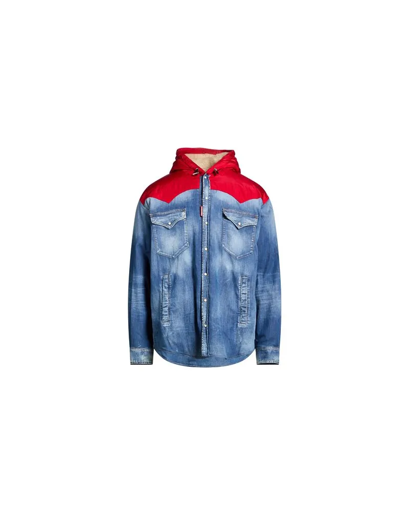 Dsquared2 JACKEN & MÄNTEL - Jeansjacken/Mäntelauf YOOX.COM Blau
