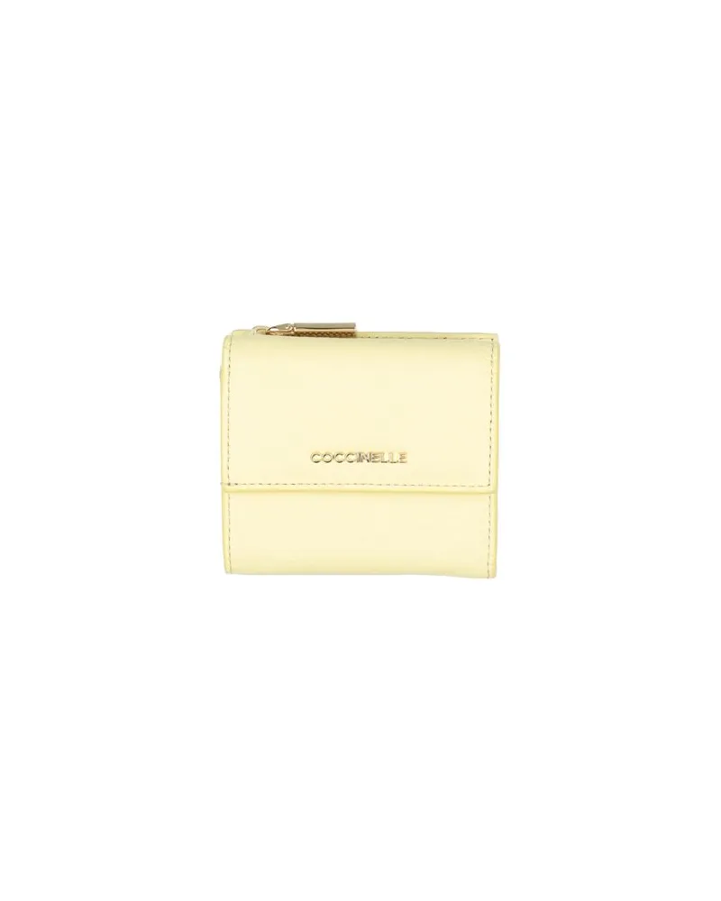 Coccinelle Kleinlederwaren - Brieftaschenauf YOOX.COM Pastellgelb