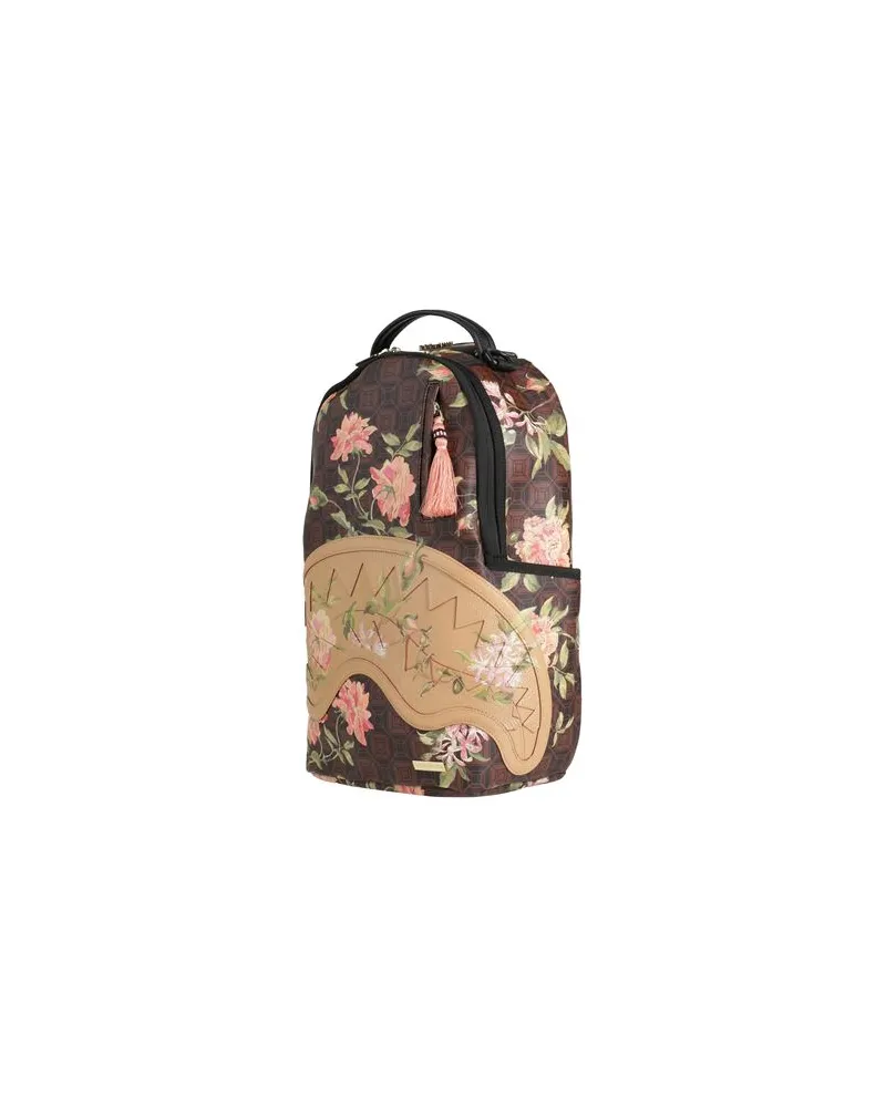 Sprayground A.I. AFRICAN INTELLIGENCE BY SANDFLOWER  AISF HENNY FLORAL DLXSV BACKPACK  - TASCHEN - Rucksäckeauf YOOX.COM Braun