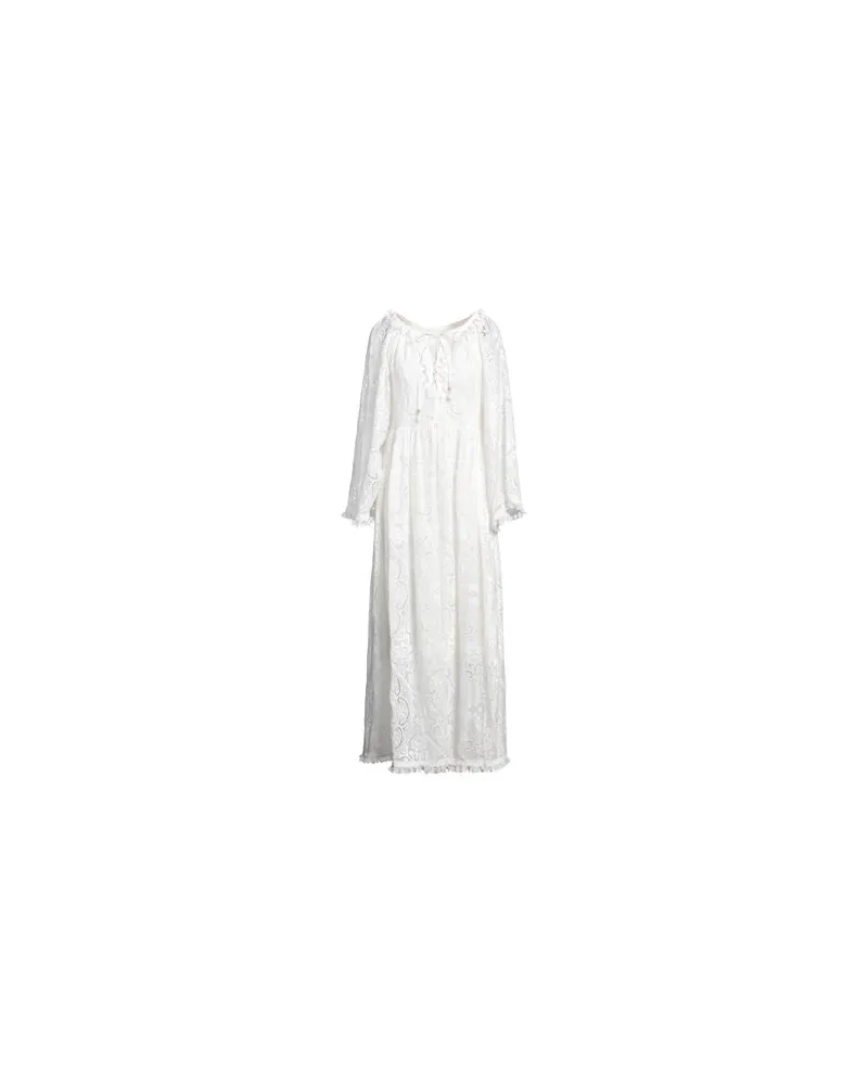 Zimmermann KLEIDER - Maxi-Kleiderauf YOOX.COM Elfenbein