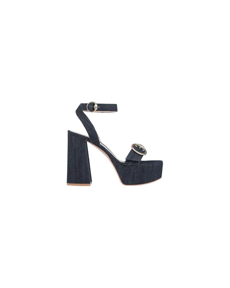 Gianvito Rossi SCHUHE - Sandalenauf YOOX.COM Blau