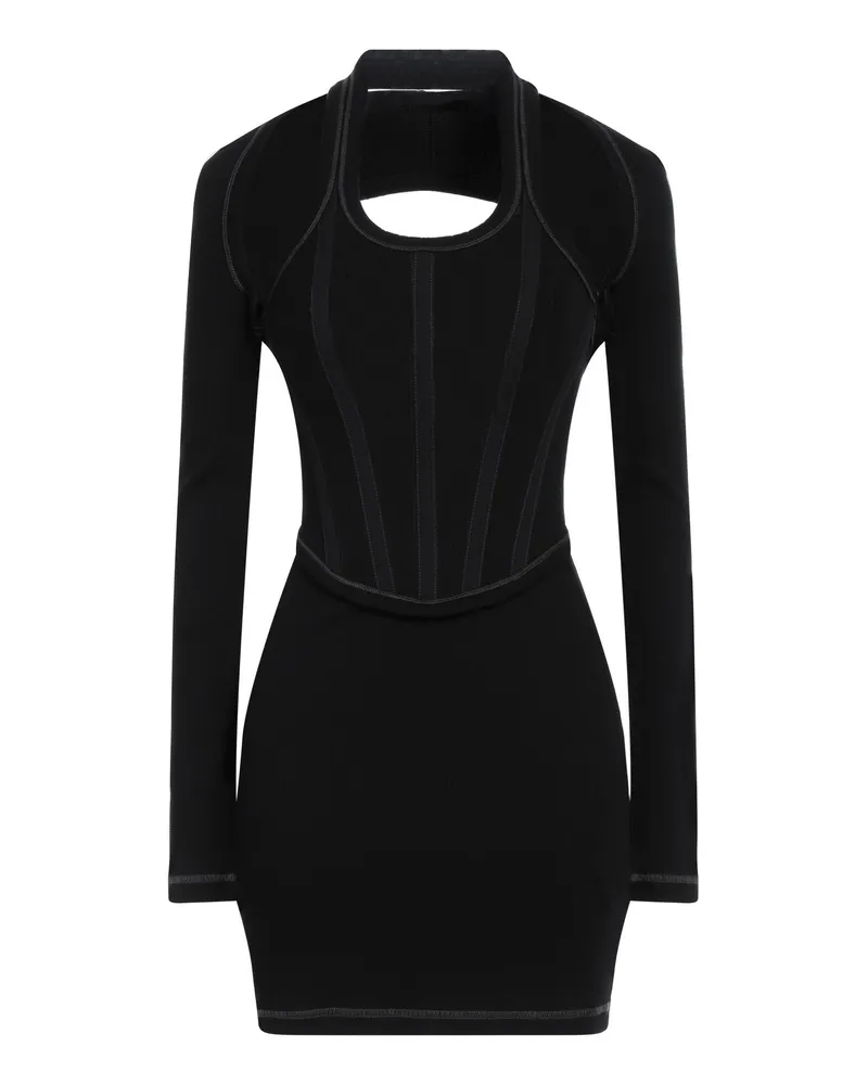 Dion Lee Mini-Kleid Schwarz