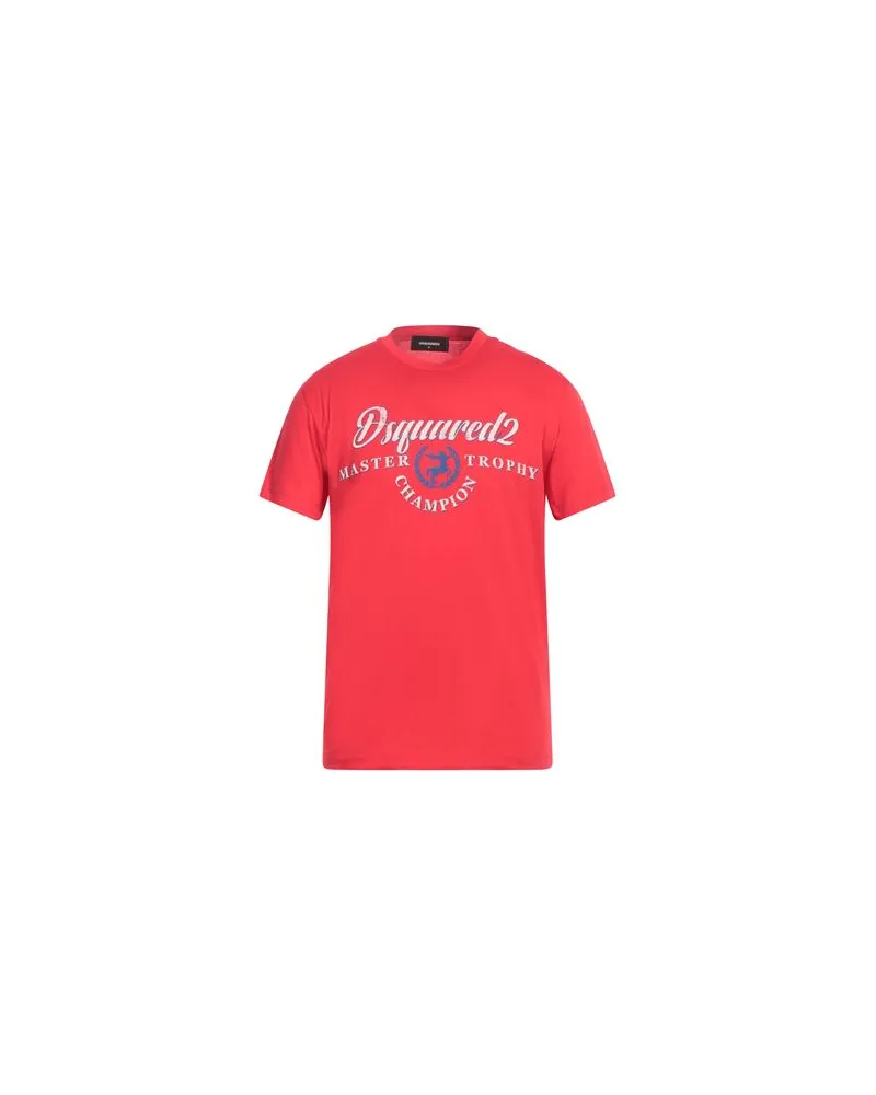 Dsquared2 TOPS - T-shirtsauf YOOX.COM Rot