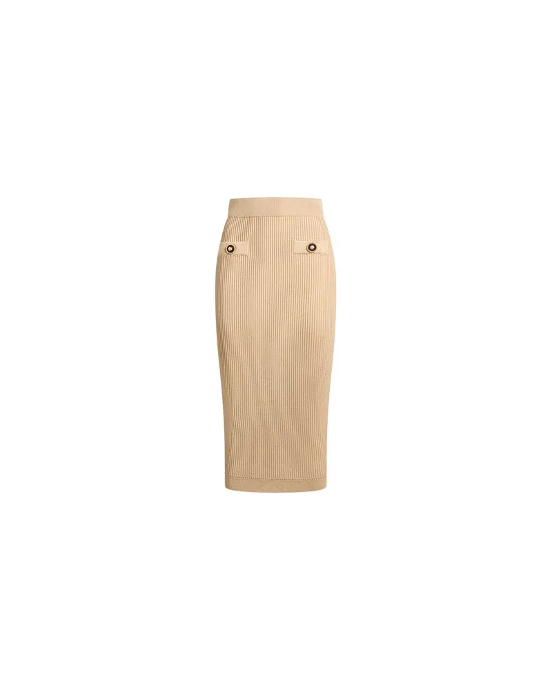 Balmain HOSEN & RÖCKE - Midi-Röckeauf YOOX.COM Beige