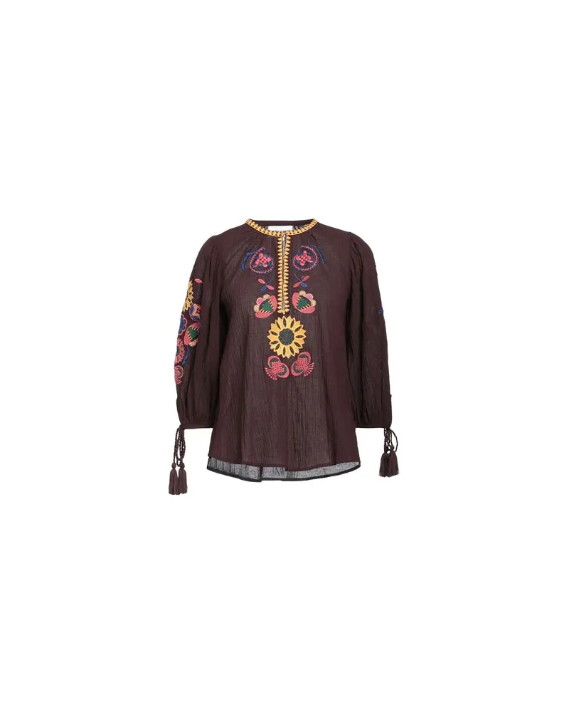 Antik Batik TOPS - Topsauf YOOX.COM Dunkelbraun