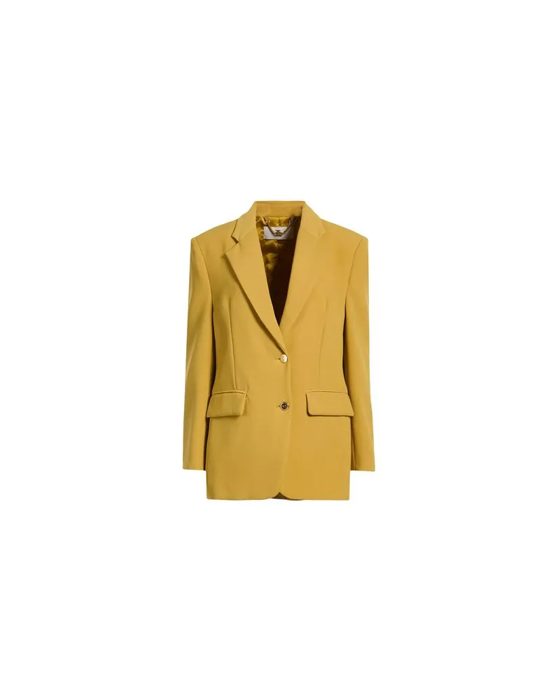 Elisabetta Franchi ANZÜGE und CO-ORDS - Blazersauf YOOX.COM Senf