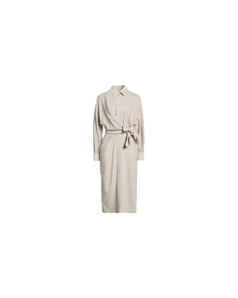 AGNONA KLEIDER - Midi-Kleiderauf YOOX.COM Beige
