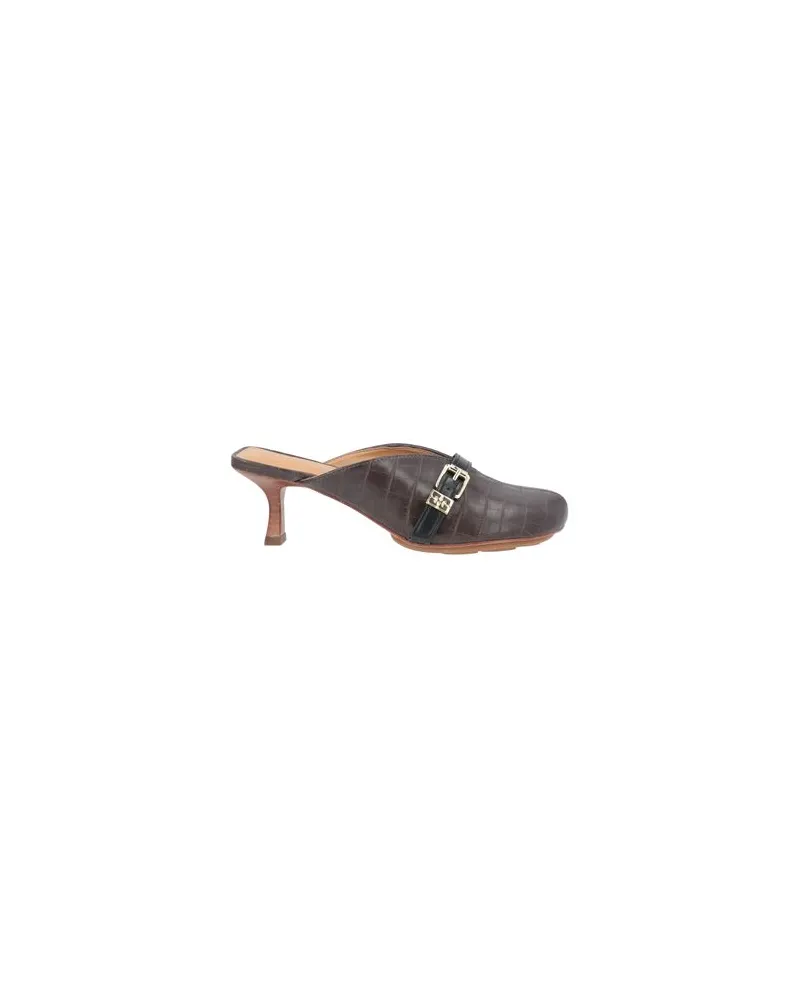 Ganni SCHUHE - Mules & Clogsauf YOOX.COM Schokobraun