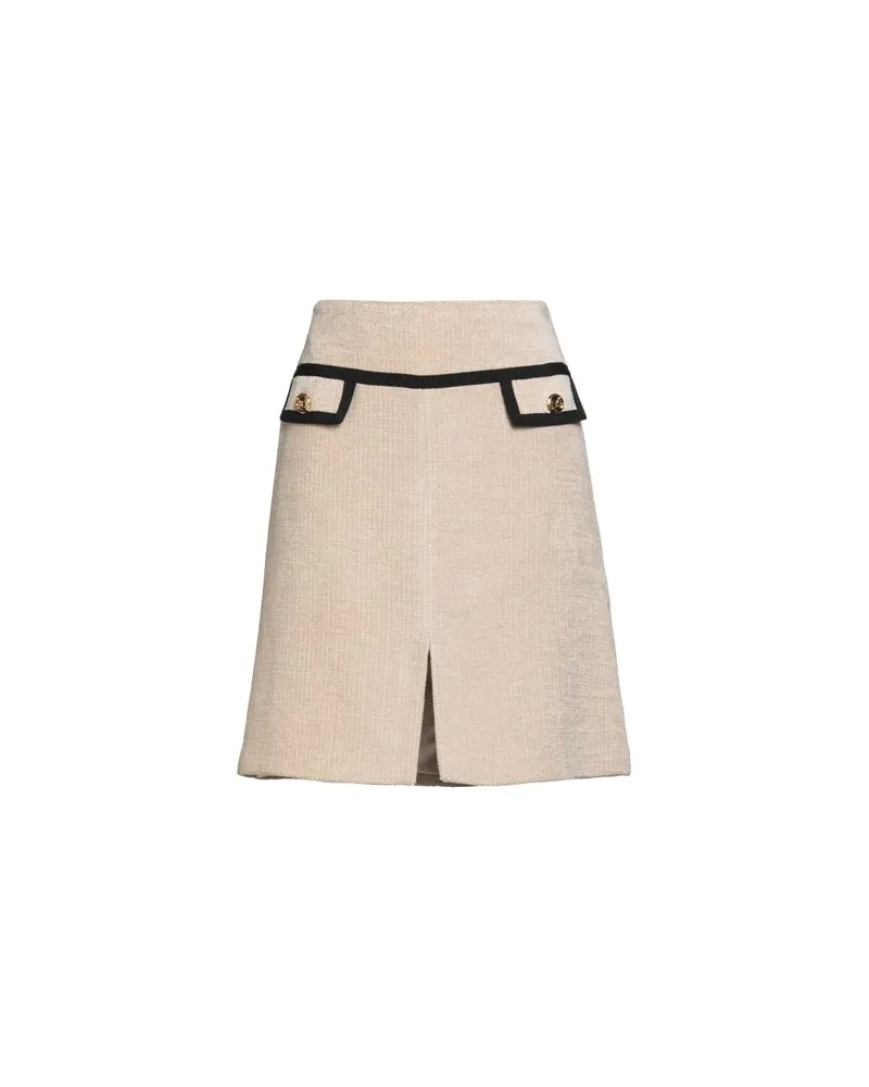 Elisabetta Franchi HOSEN & RÖCKE - Miniröckeauf YOOX.COM Beige
