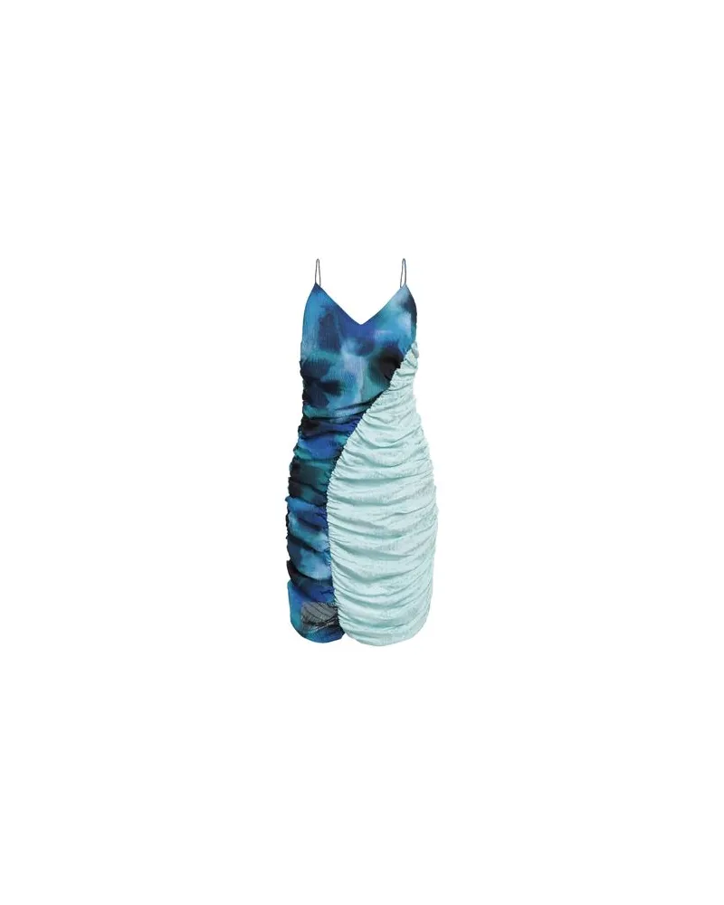 AHLUWALIA KLEIDER - Mini-Kleiderauf YOOX.COM Blau