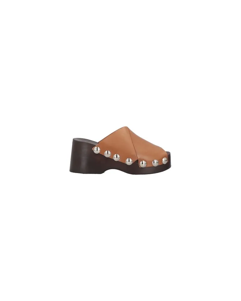 Ganni SCHUHE - Mules & Clogsauf YOOX.COM Kamel