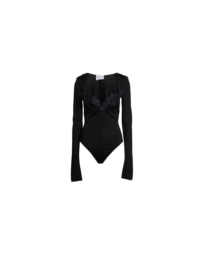 GALVAN TOPS - Bodysuitsauf YOOX.COM Schwarz