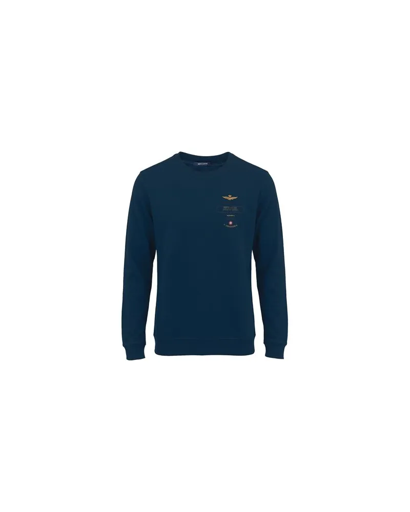 Aeronautica Militare TOPS - Sweatshirtsauf YOOX.COM Blau