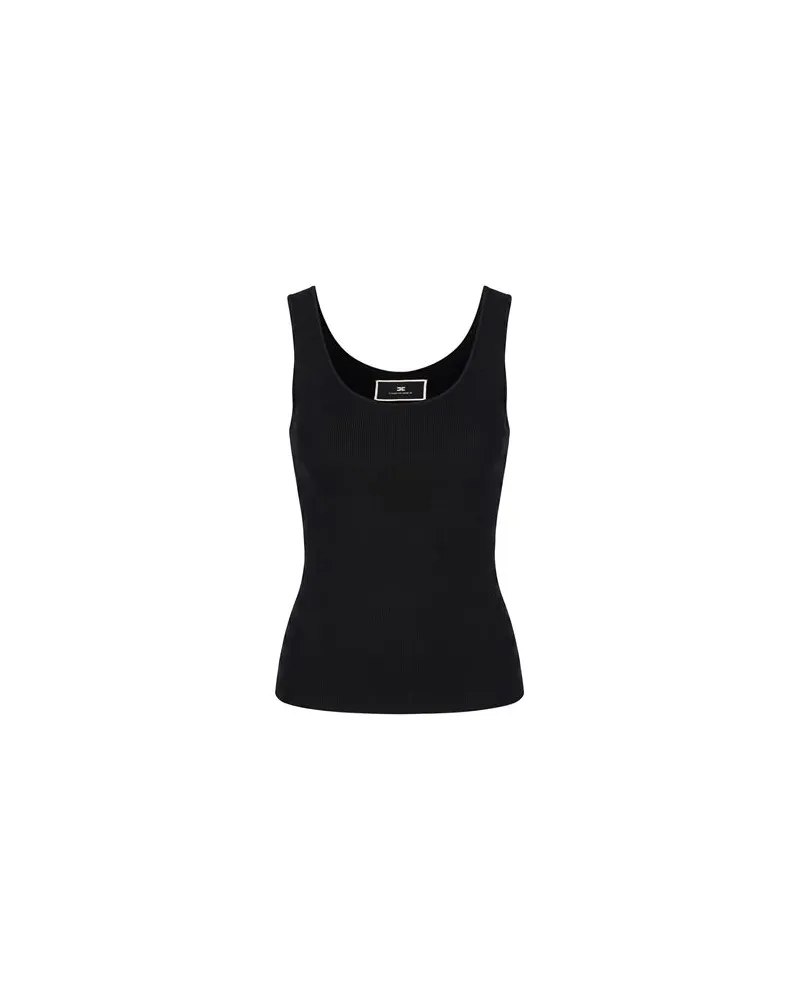 Elisabetta Franchi TOPS - Tank Topsauf YOOX.COM Schwarz