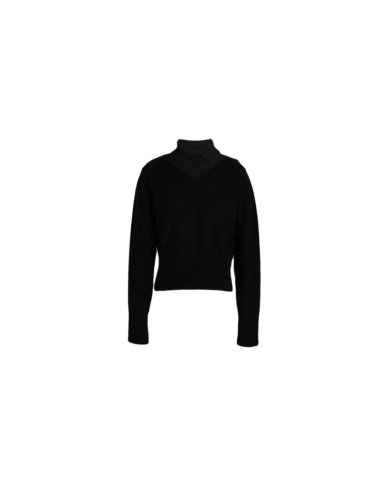 Jil Sander STRICKWAREN - Rollkragenpulloverauf YOOX.COM Schwarz